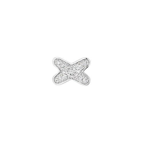 [LunaMar]JEUX DE SILVER DIAMOND EARRINGS