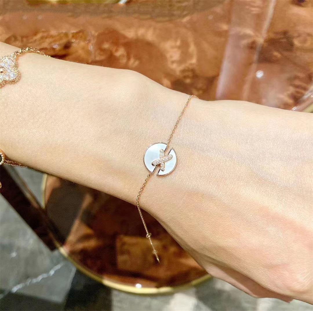 [LunaMar]JEUX DE BRACELET MOP ROSE GOLD DIAMONDS