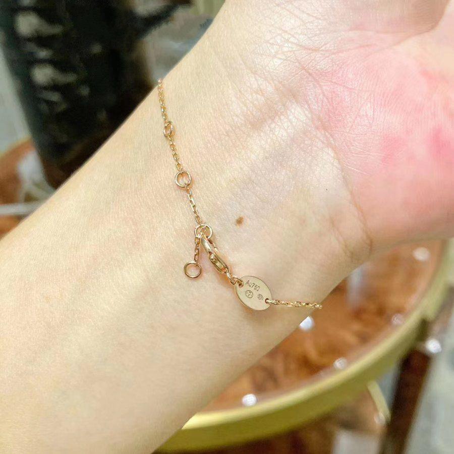 [LunaMar]JEUX DE BRACELET MOP ROSE GOLD DIAMONDS