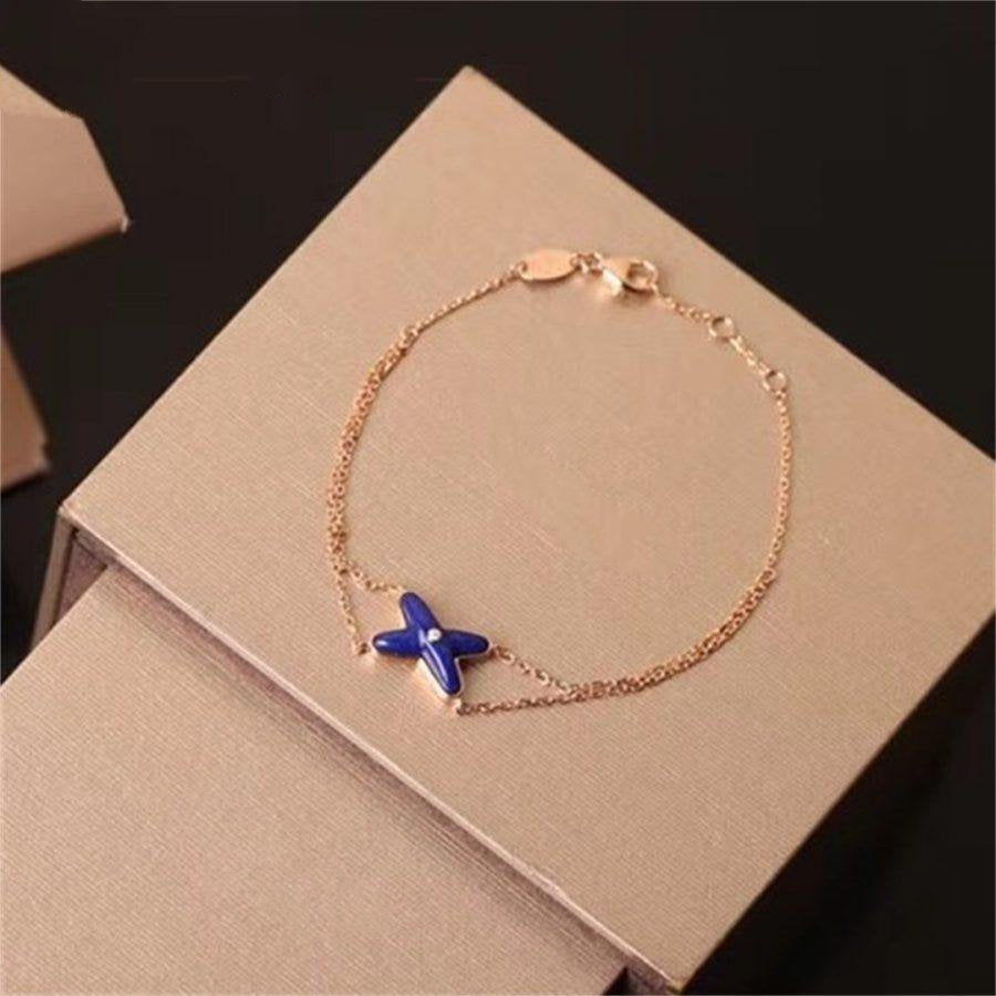 [LunaMar]Hollow Design Four-Leaf Clover Flower Shape Ring