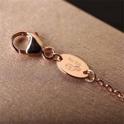 [LunaMar]Hollow Design Four-Leaf Clover Flower Shape Ring