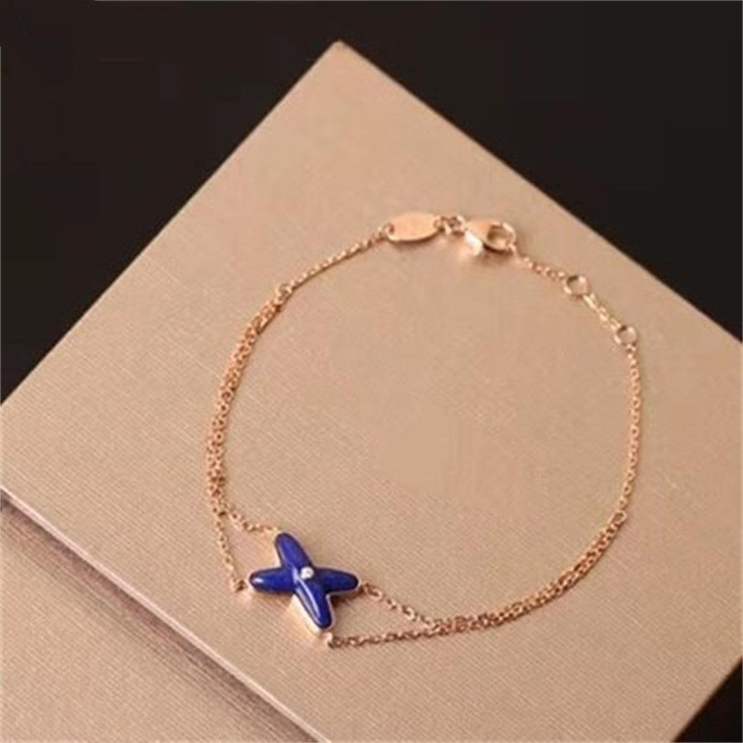 [LunaMar]Hollow Design Four-Leaf Clover Flower Shape Ring