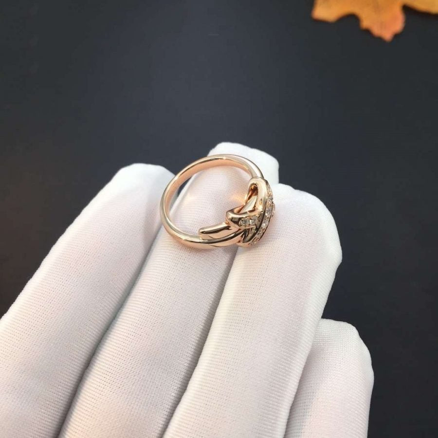 [LunaMar]JEUX DE ROSE GOLD DIAMOND RING