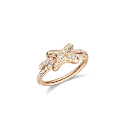 [LunaMar]JEUX DE RING ROSE GOLD DIAMOND