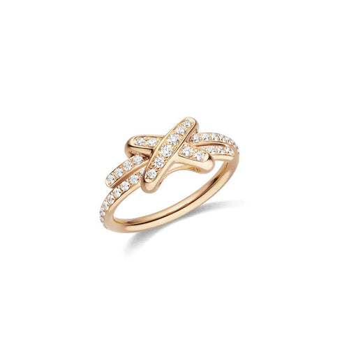 [LunaMar]JEUX DE RING ROSE GOLD DIAMOND