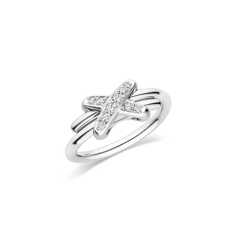 [LunaMar]JEUX DE SILVER DIAMOND RING