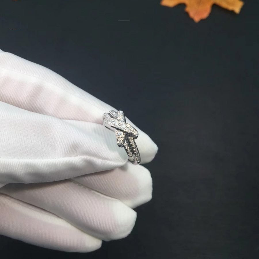 [LunaMar]JEUX DE SILVER DIAMOND RING