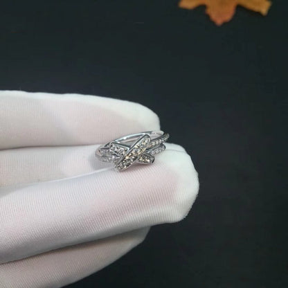 [LunaMar]JEUX DE SILVER DIAMOND RING