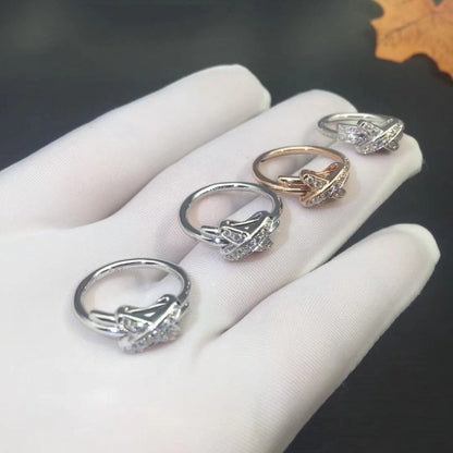 [LunaMar]JEUX DE SILVER DIAMOND RING