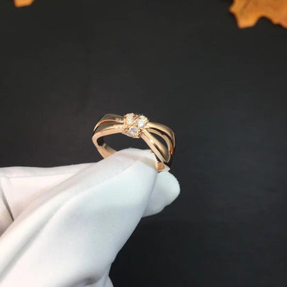 [LunaMar]LIENS RING ROSE GOLD DIAMOND