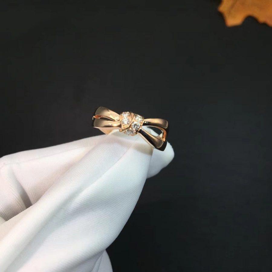 [LunaMar]LIENS RING ROSE GOLD DIAMOND