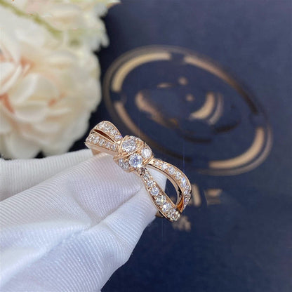 [LunaMar]LIENS ROSE GOLD DIAMOND RING