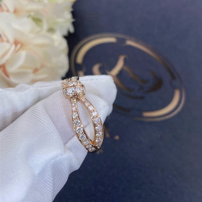 [LunaMar]LIENS ROSE GOLD DIAMOND RING