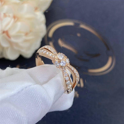 [LunaMar]LIENS ROSE GOLD DIAMOND RING
