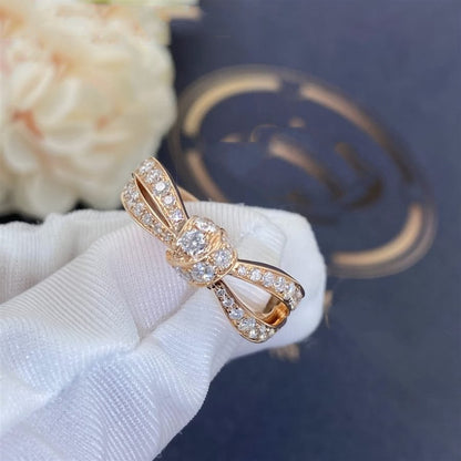 [LunaMar]LIENS ROSE GOLD DIAMOND RING