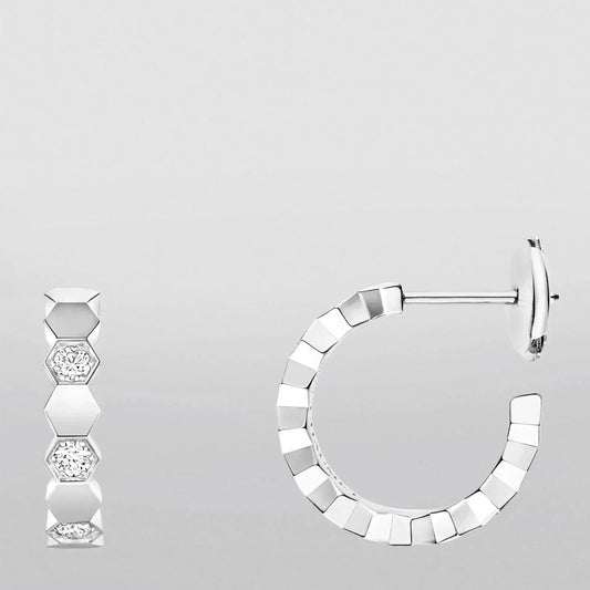[LunaMar]Hollow Design Four-Leaf Clover Flower Shape Ring