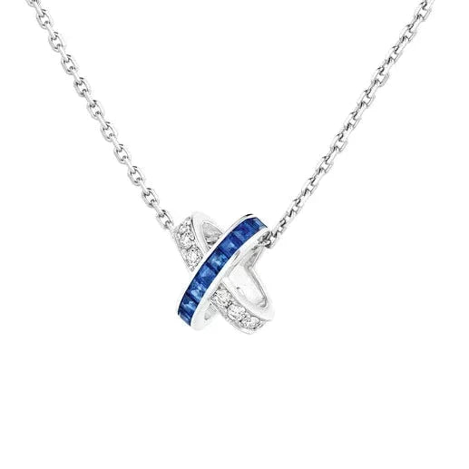 [LunaMar]LIENS DIAMOND SILVER NECKLACE