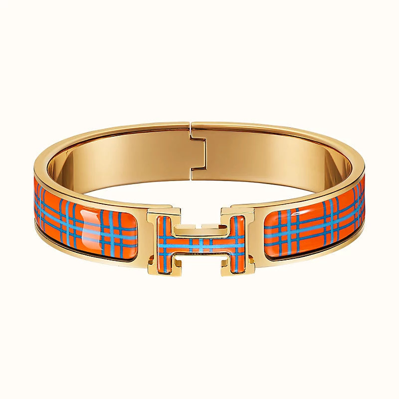 [LunaMar]H TARTAN BRACELET 12MM