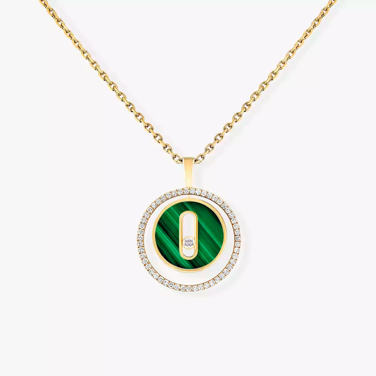 [LunaMar]LUCKY MOVE DIAMOND NECKLACE