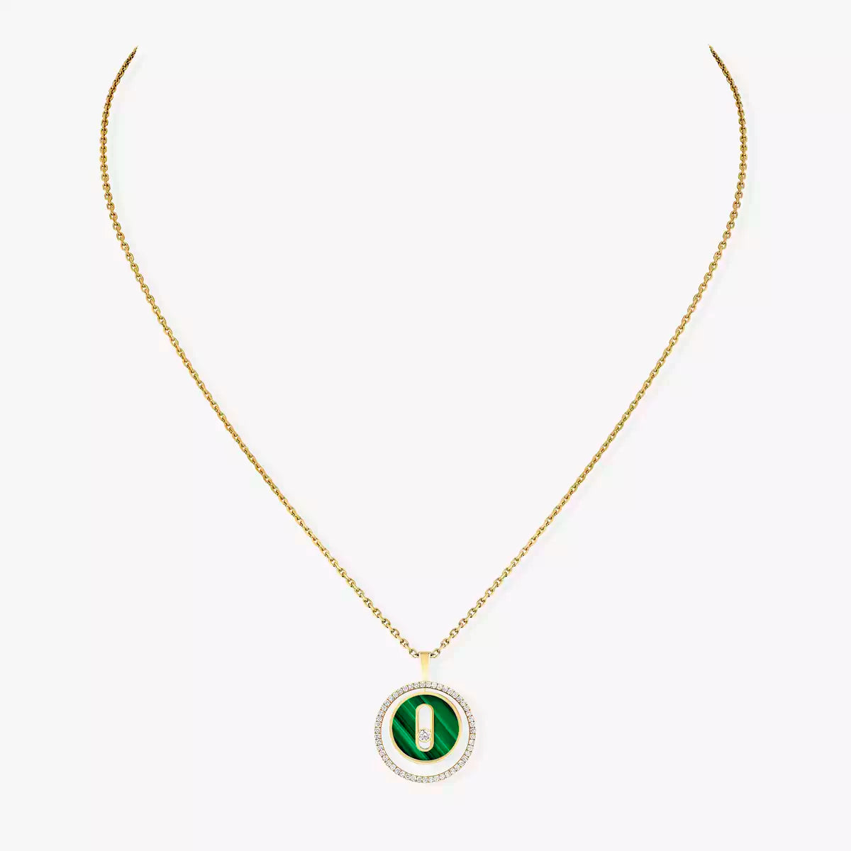 [LunaMar]LUCKY MOVE DIAMOND NECKLACE