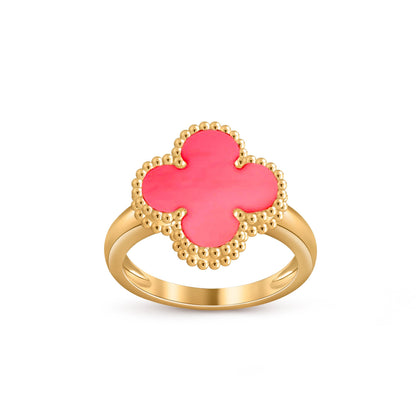 [LunaMar]LUCKY CLOVER VINTAGE GOLD RING COLLECTION