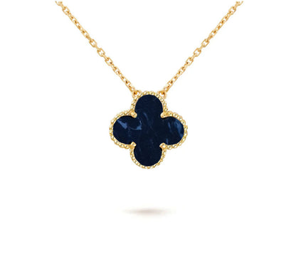 [LunaMar]15MM CLOVER FLOWER PENDANT NECKLACE COLLECTION