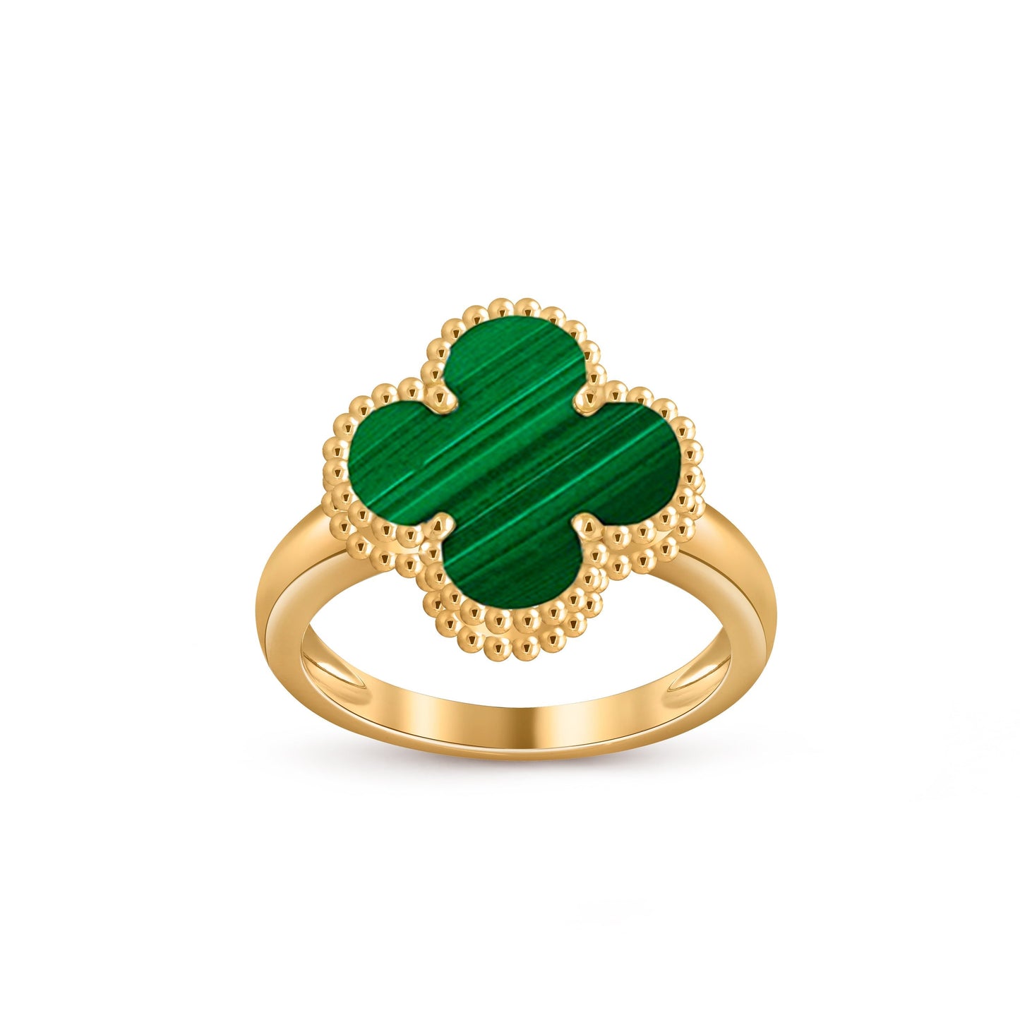 [LunaMar]LUCKY CLOVER VINTAGE GOLD RING COLLECTION