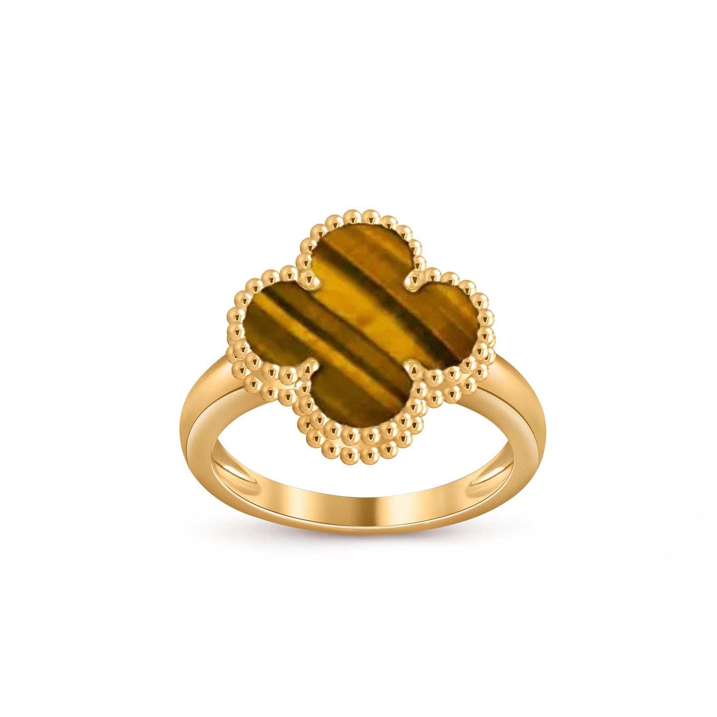 [LunaMar]LUCKY CLOVER VINTAGE GOLD RING COLLECTION