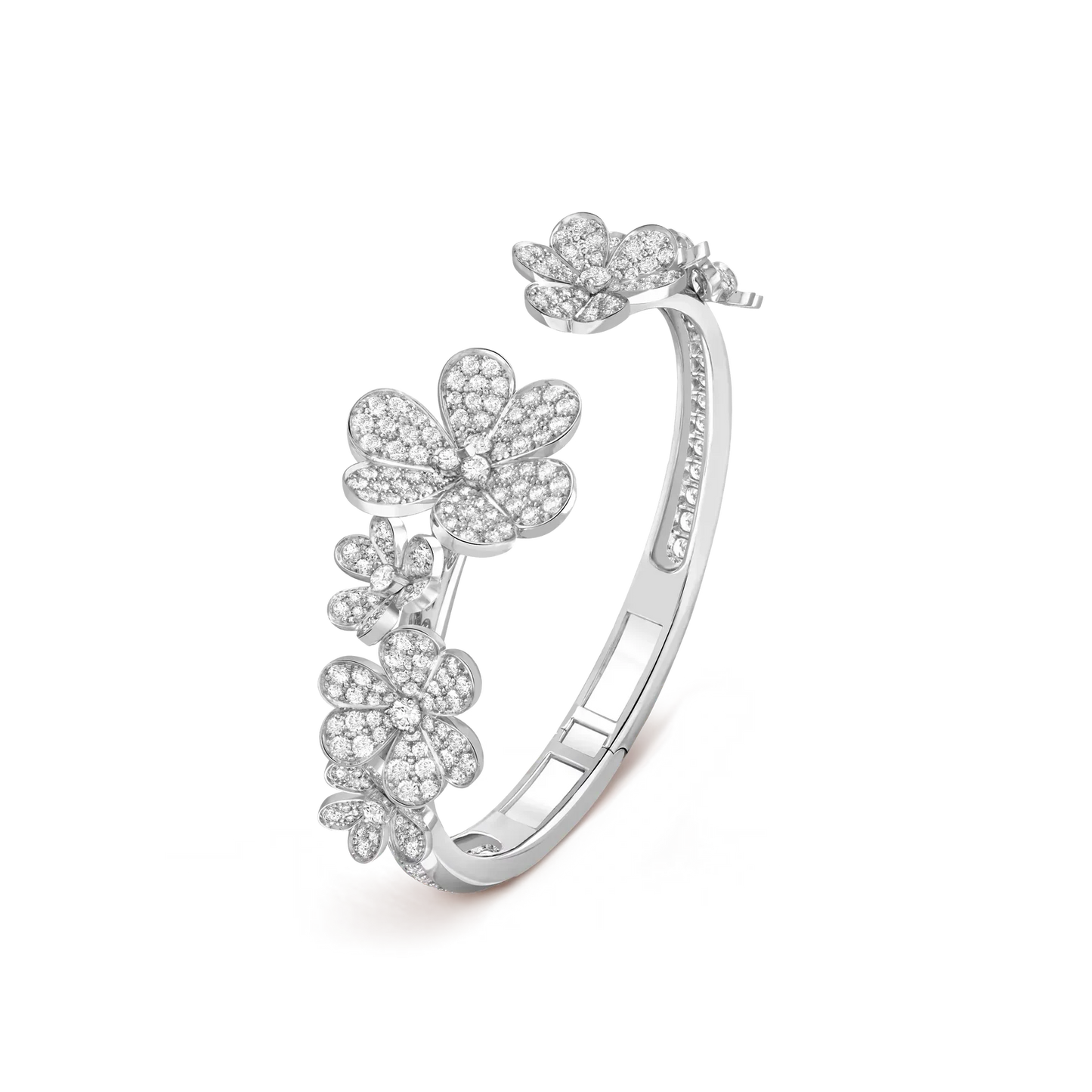[LunaMar]LUMINOUS BLOSSOM OPEN BANGLE