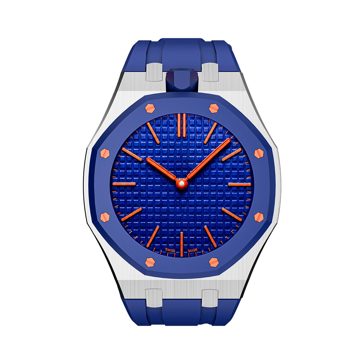 [LunaMar]ROYAL OAK POP EXCLUSIVE STEEL CASE & SILICONE STRAP