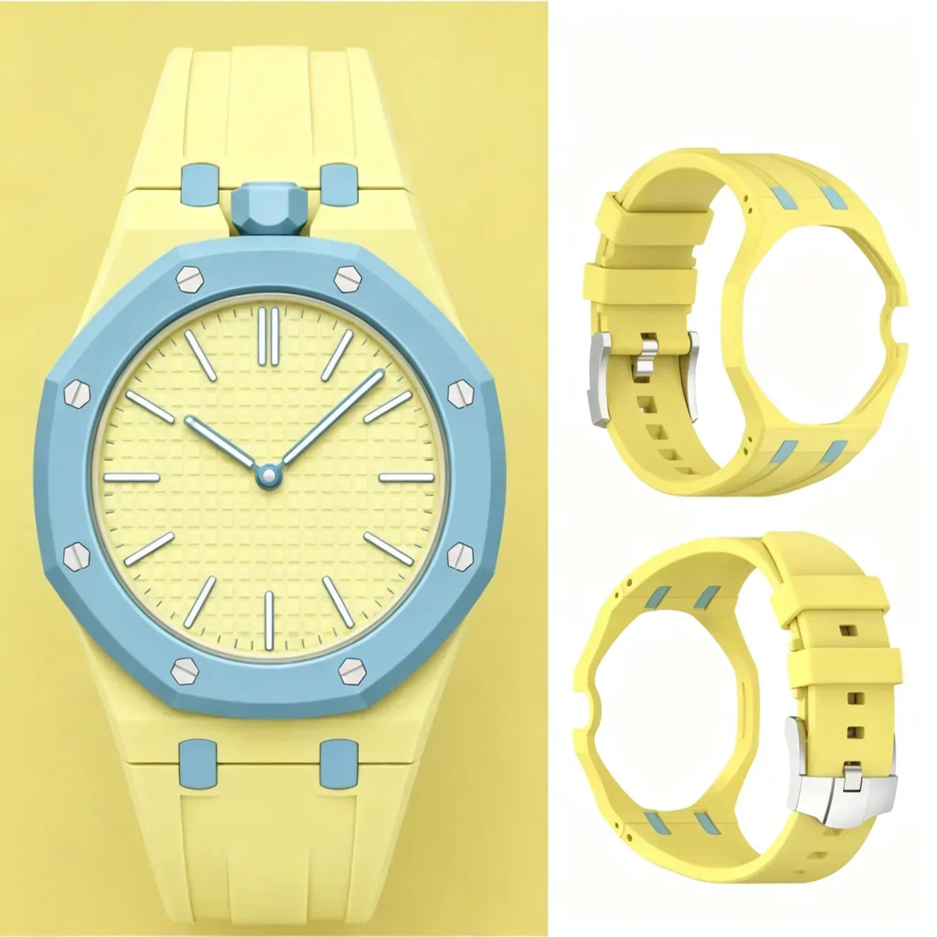 [LunaMar]ROYAL OAK POP EXCLUSIVE RUBBER STRAP