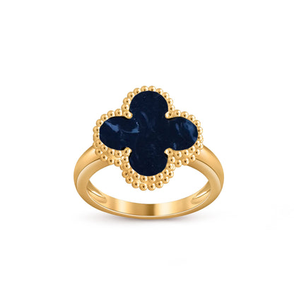 [LunaMar]LUCKY CLOVER VINTAGE GOLD RING COLLECTION