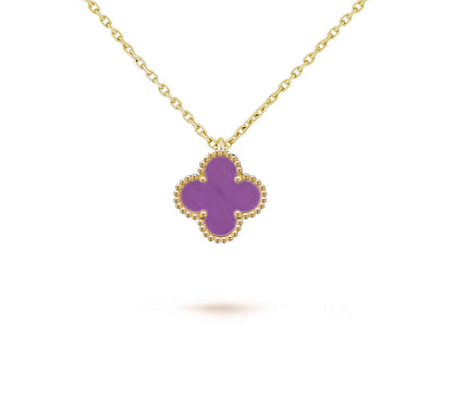 [LunaMar]9.5MM MINI CLOVER PENDANT NECKLACE COLLECTION