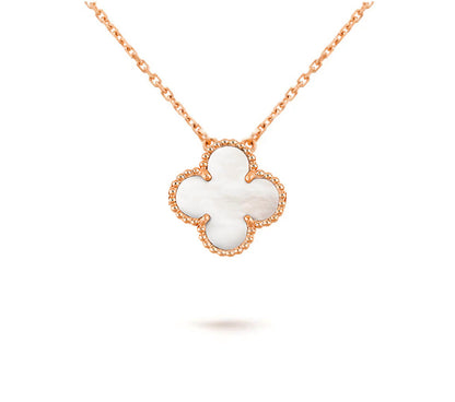 [LunaMar]15MM CLOVER FLOWER PENDANT NECKLACE COLLECTION