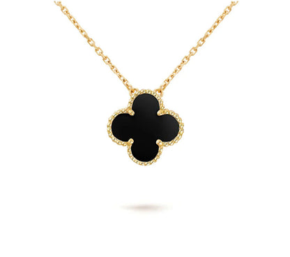 [LunaMar]15MM CLOVER FLOWER PENDANT NECKLACE COLLECTION