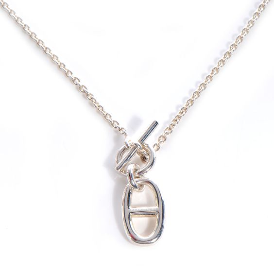 [LunaMar]HM CHAINE D'ANCRE PENDANT NECKLACE STERLING SILVER