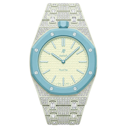 [LunaMar]Royal Oak Pop Exclusive Bioceramic Case & Bioceramic Strap Full Diamond