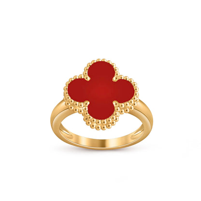 [LunaMar]LUCKY CLOVER VINTAGE GOLD RING COLLECTION