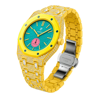 [LunaMar]Royal Oak Pop Exclusive Bioceramic Case & Bioceramic Strap Full Diamond