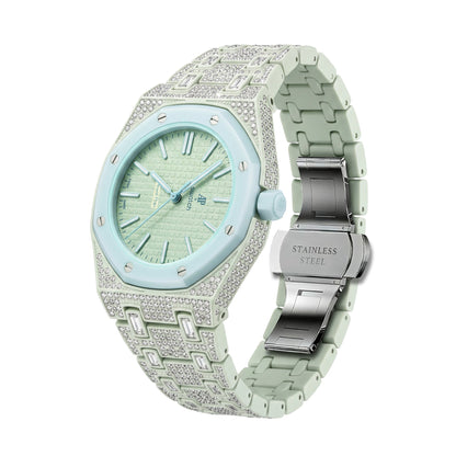 [LunaMar]Royal Oak Pop Exclusive Bioceramic Case & Bioceramic Strap Full Diamond