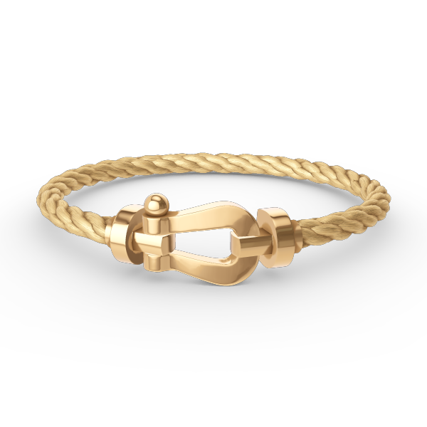 [LunaMar]FORCE LARGE HORSESHOE BRACELET - GOLD
