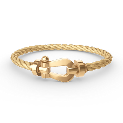 [LunaMar]FORCE LARGE HORSESHOE BRACELET - GOLD