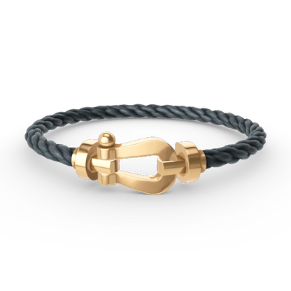 [LunaMar]FORCE LARGE HORSESHOE BRACELET - GOLD