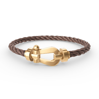 [LunaMar]FORCE LARGE HORSESHOE BRACELET - GOLD