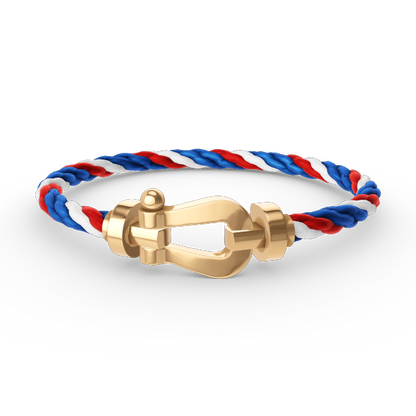 [LunaMar]FORCE LARGE HORSESHOE BRACELET - GOLD