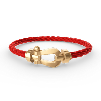 [LunaMar]FORCE LARGE HORSESHOE BRACELET - GOLD