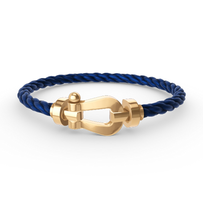 [LunaMar]FORCE LARGE HORSESHOE BRACELET - GOLD