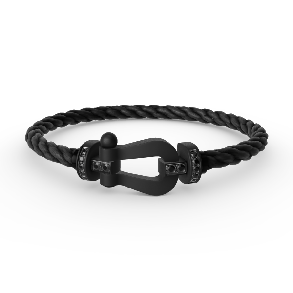 [LunaMar]FORCE LARGE SERIES BLACK SAMURAI BRACELET