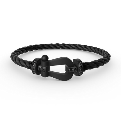 [LunaMar]FORCE LARGE SERIES BLACK SAMURAI BRACELET