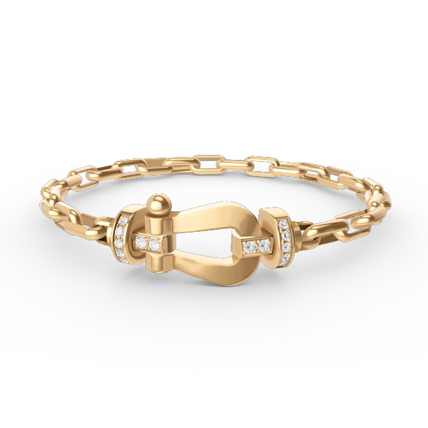 [LunaMar]FORCE LARGE HORSESHOE CLASP METAL BRACELET